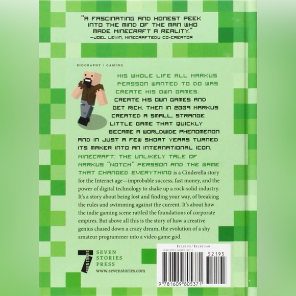 Minecraft The Unlikely Tale of Markus "Notch" Persson and the Game that Changed - Picture 2 of 2